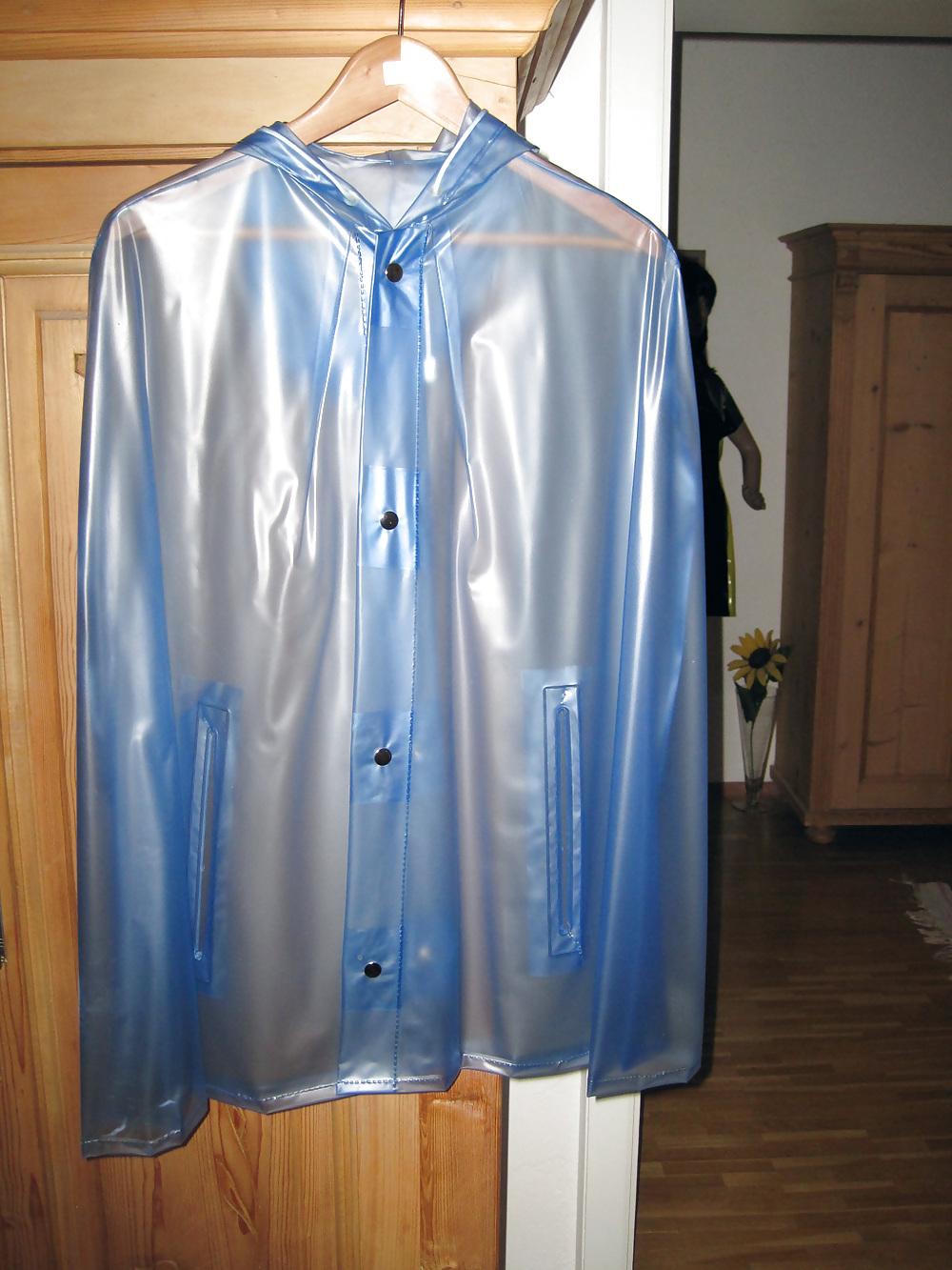 17P My wife wearing a PVC Cape