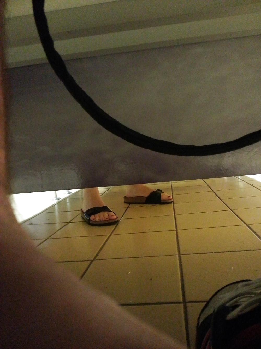 15P Some voyeur feet
