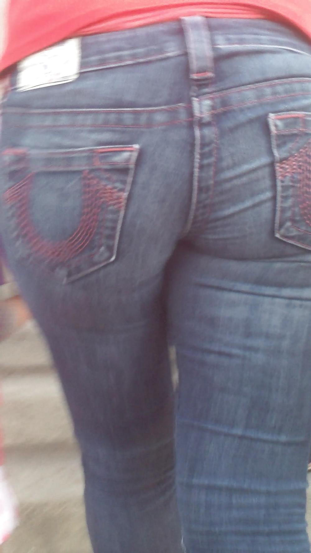 25P Popular teen girls ass & butt in jeans part 4 