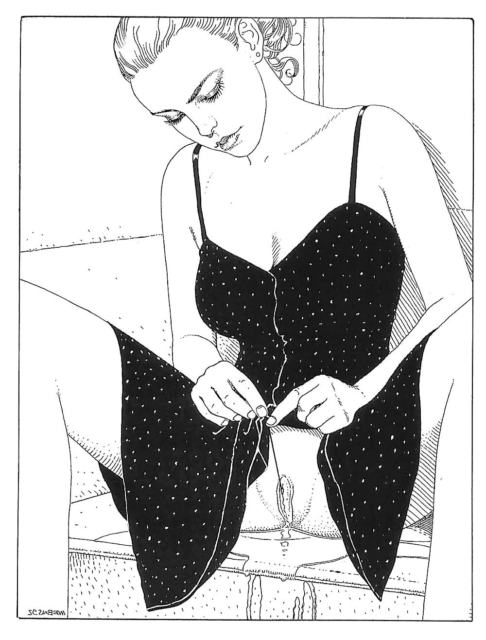 25P Drawings (by Moebius aka Jean Giraud)