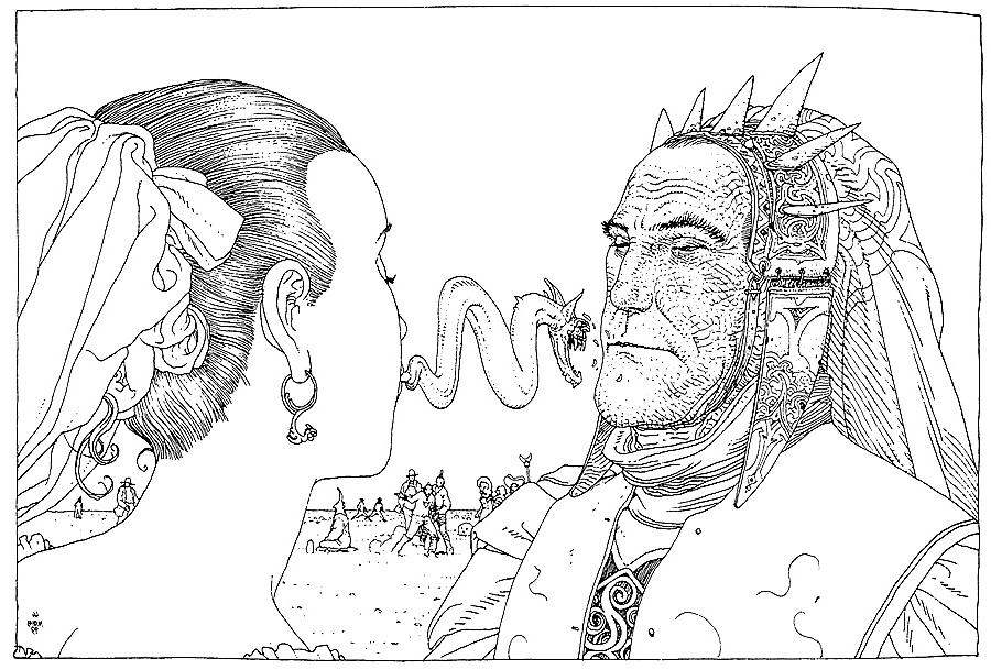 25P Drawings (by Moebius aka Jean Giraud)