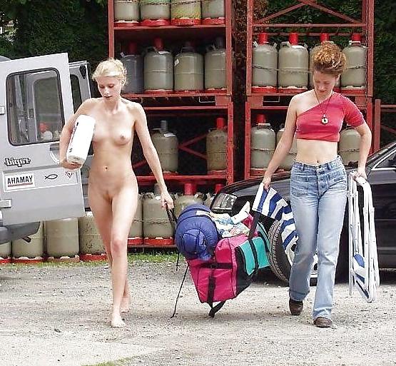 25P Clothed female naked female