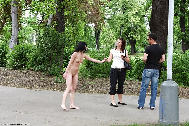 25P Clothed female naked female