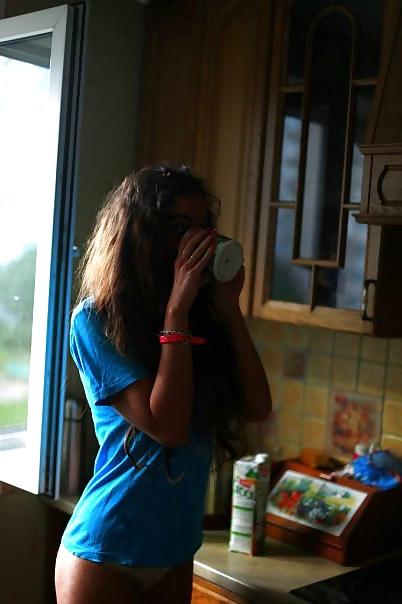 25P Russian sexy chick love black guys - Nina