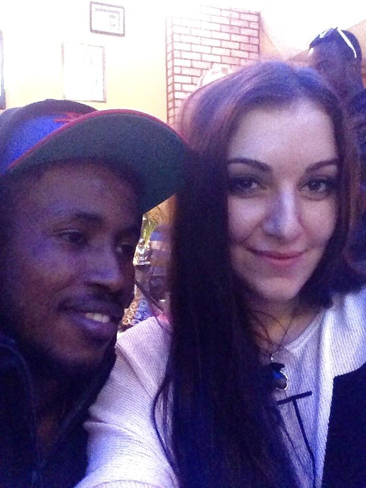 25P Russian sexy chick love black guys - Nina