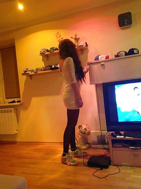 25P Russian sexy chick love black guys - Nina