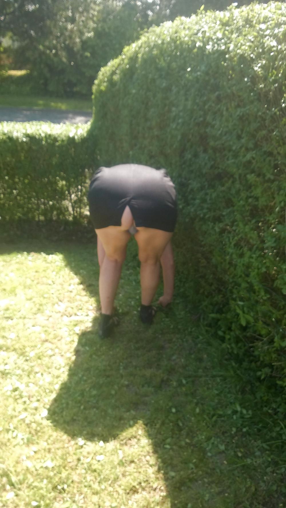9P Upskirt gardening