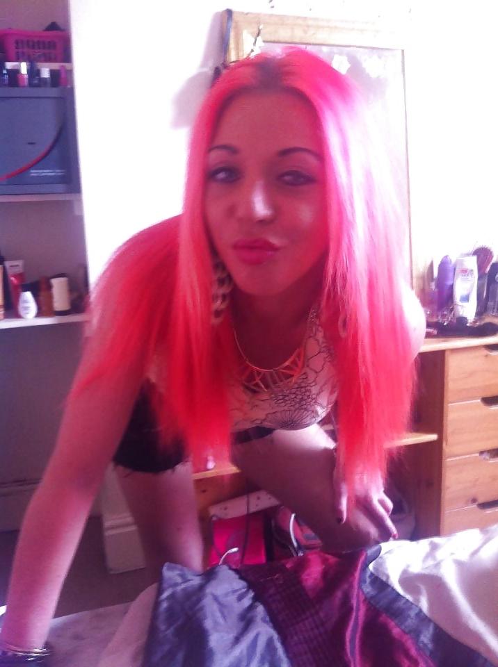 18P Red hair skank