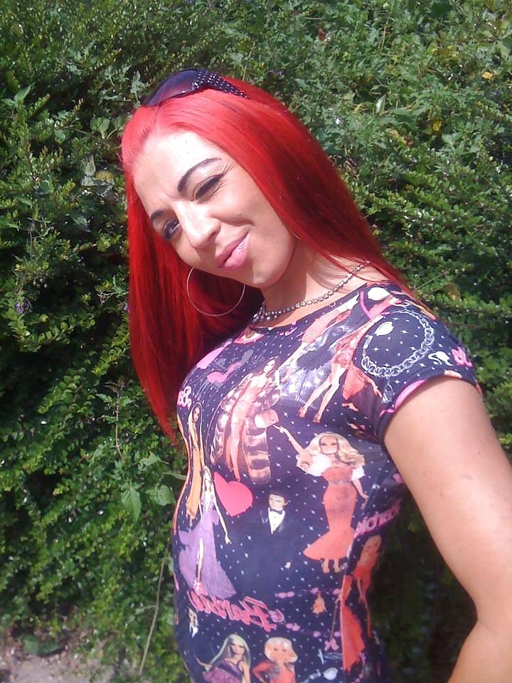 18P Red hair skank