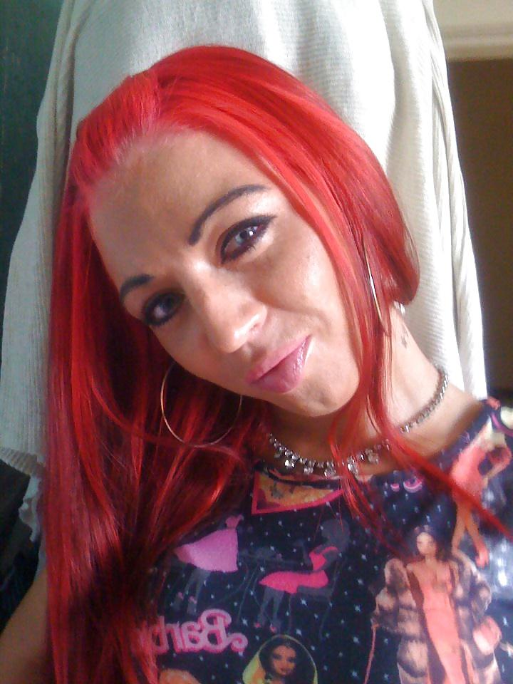 18P Red hair skank