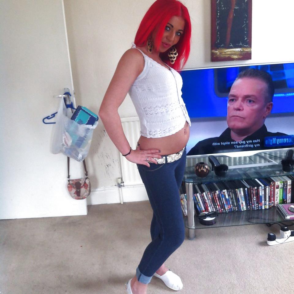 18P Red hair skank