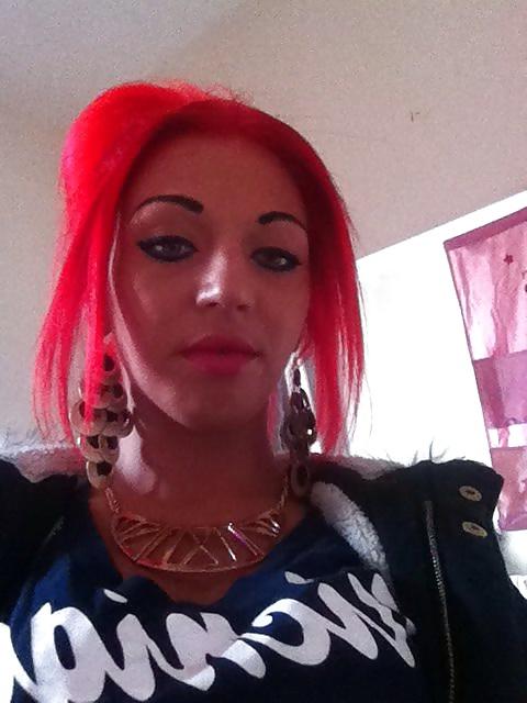 18P Red hair skank