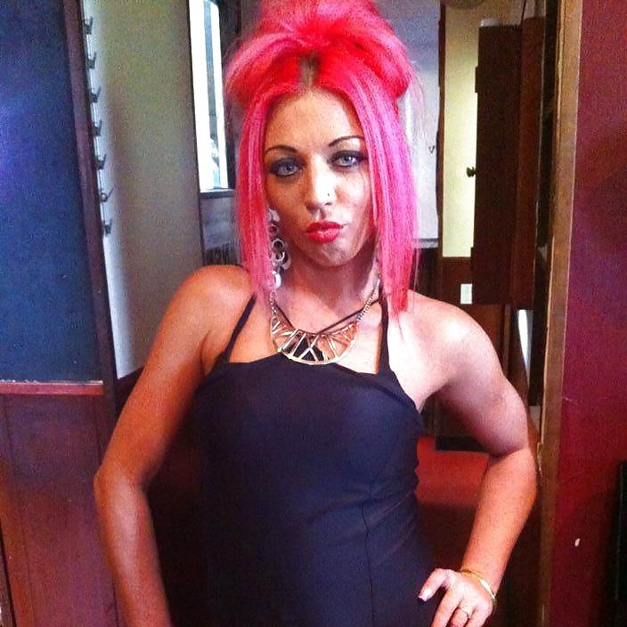 18P Red hair skank
