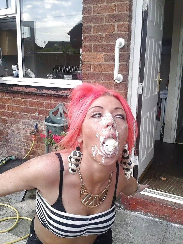 18P Red hair skank