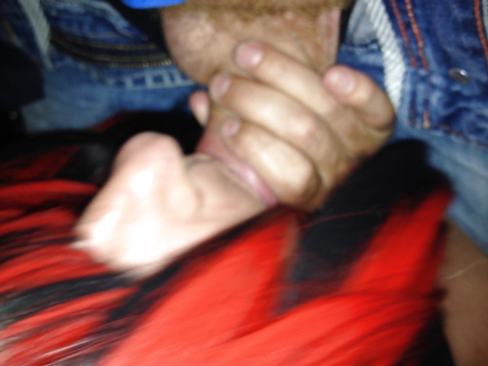 12P MichelleTVKbh - Whore sucking cock close-up