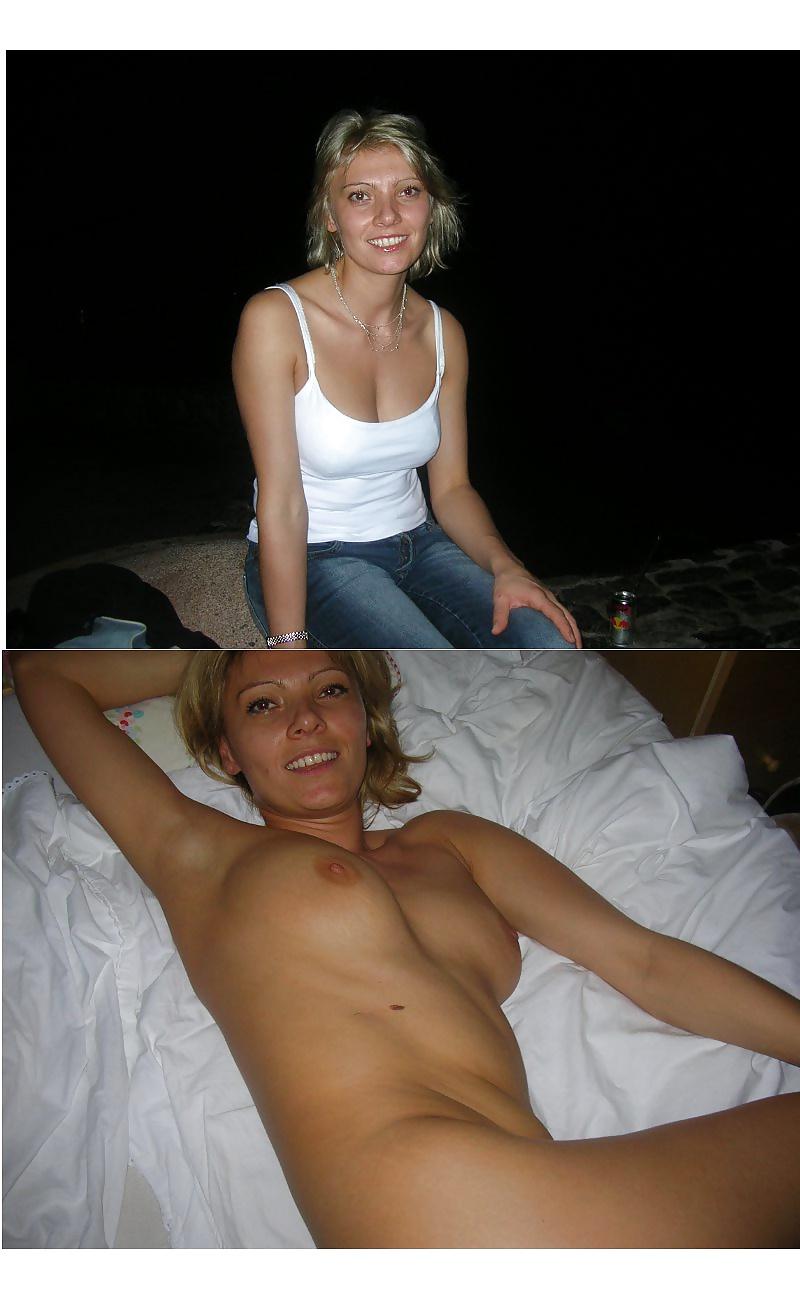 25P Dressed undressed, clothed unclothed matures and girls