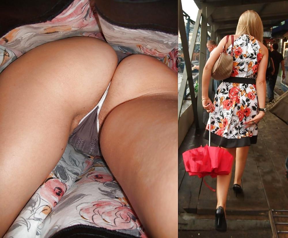 11P Voyeur Candid - Upskirts