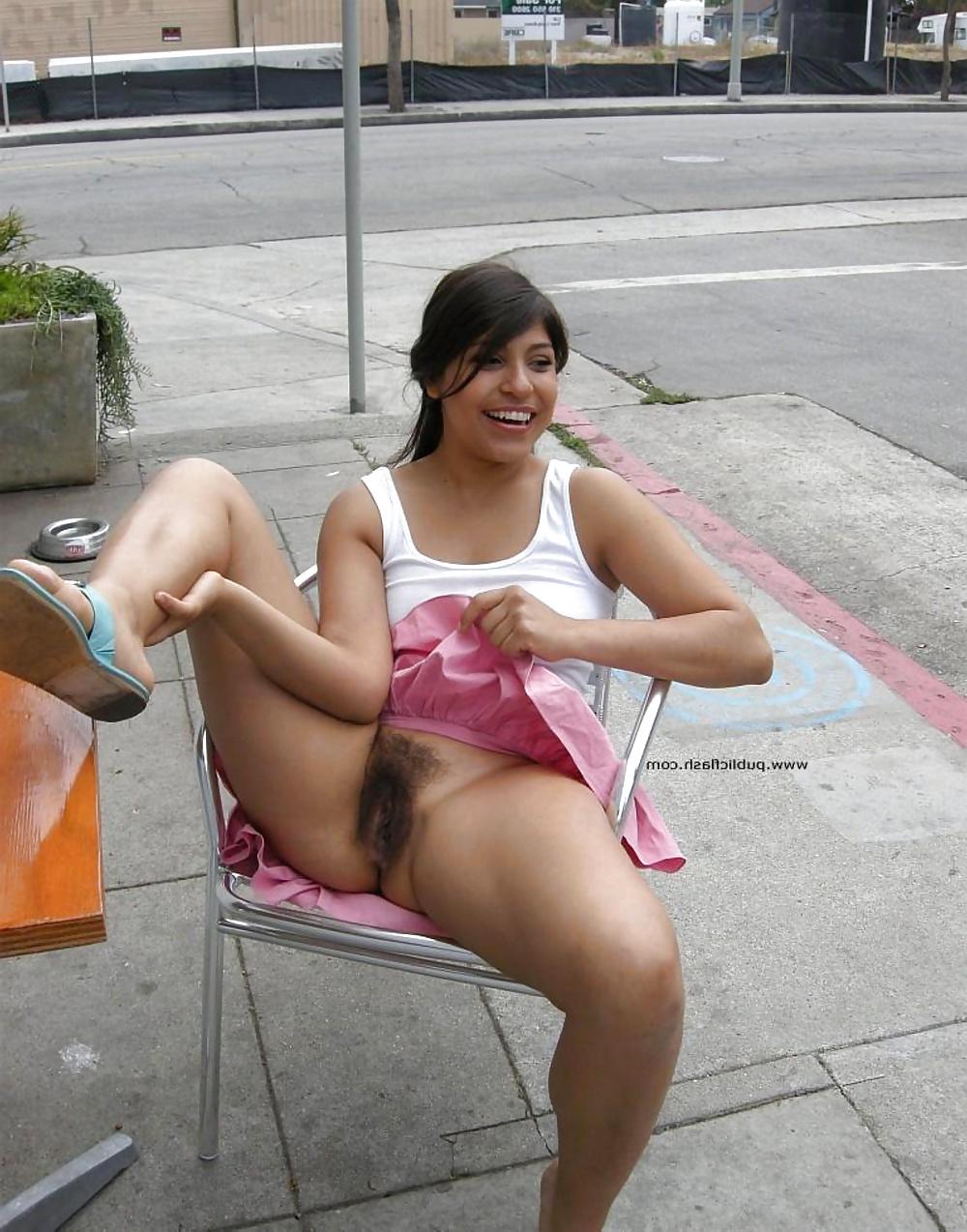 13P Upskirt no panties 1