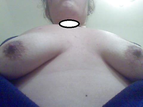 13P My GF saggy tits, large areola and nipples