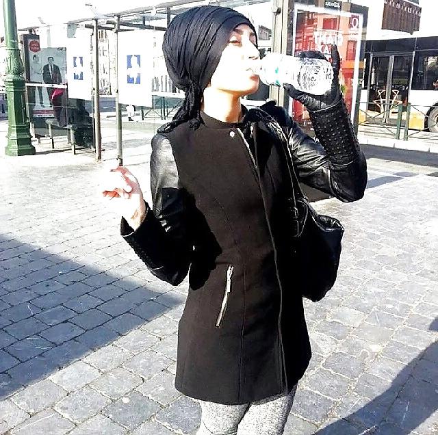 25P Turkish sexy hijab turbanli