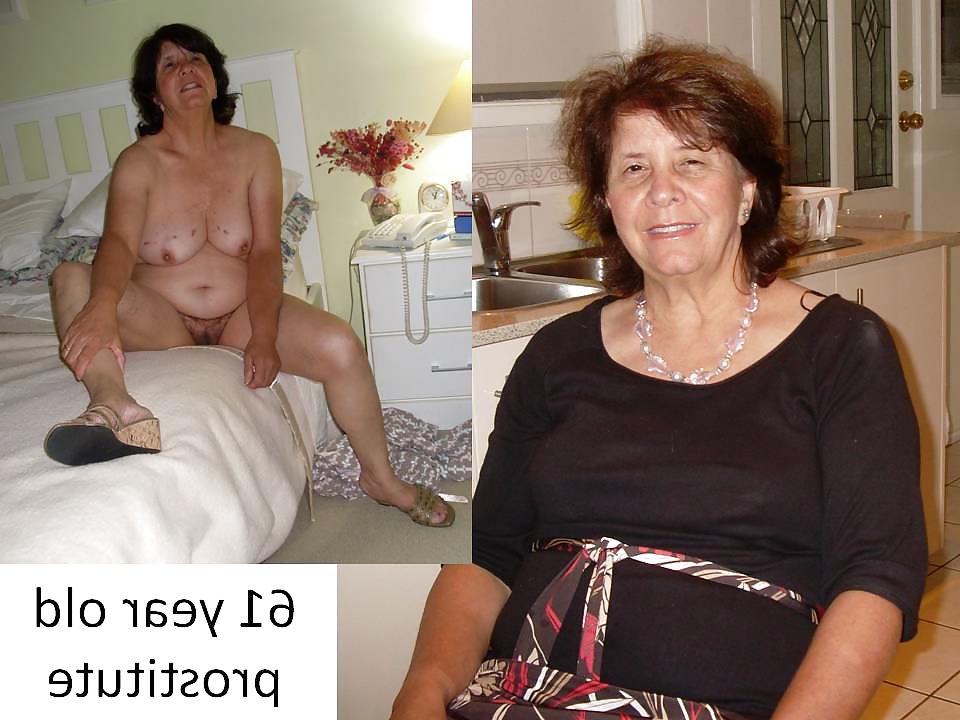 25P Rosemary 63 year old sexy granny clothed and naked