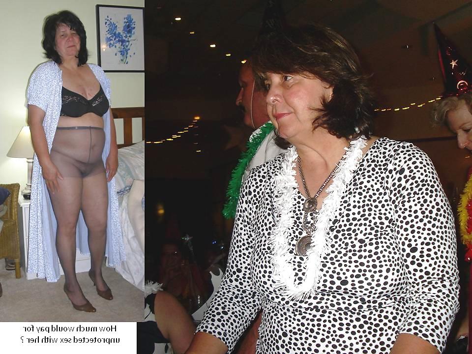 25P Rosemary 63 year old sexy granny clothed and naked