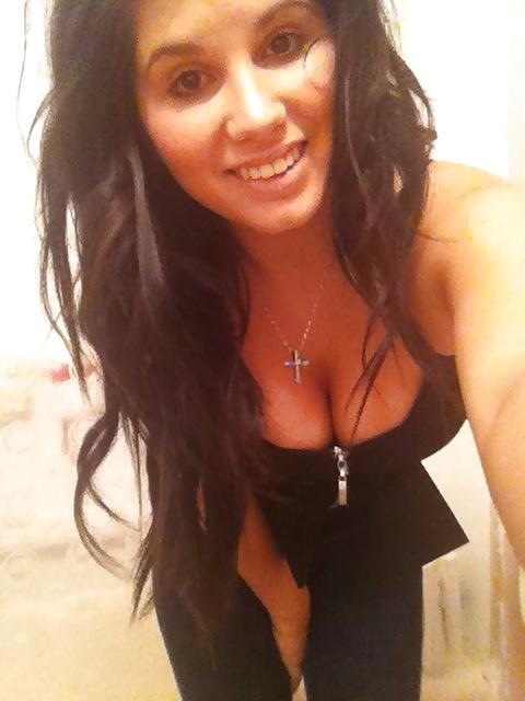 19P Brunette teen amateur non nude