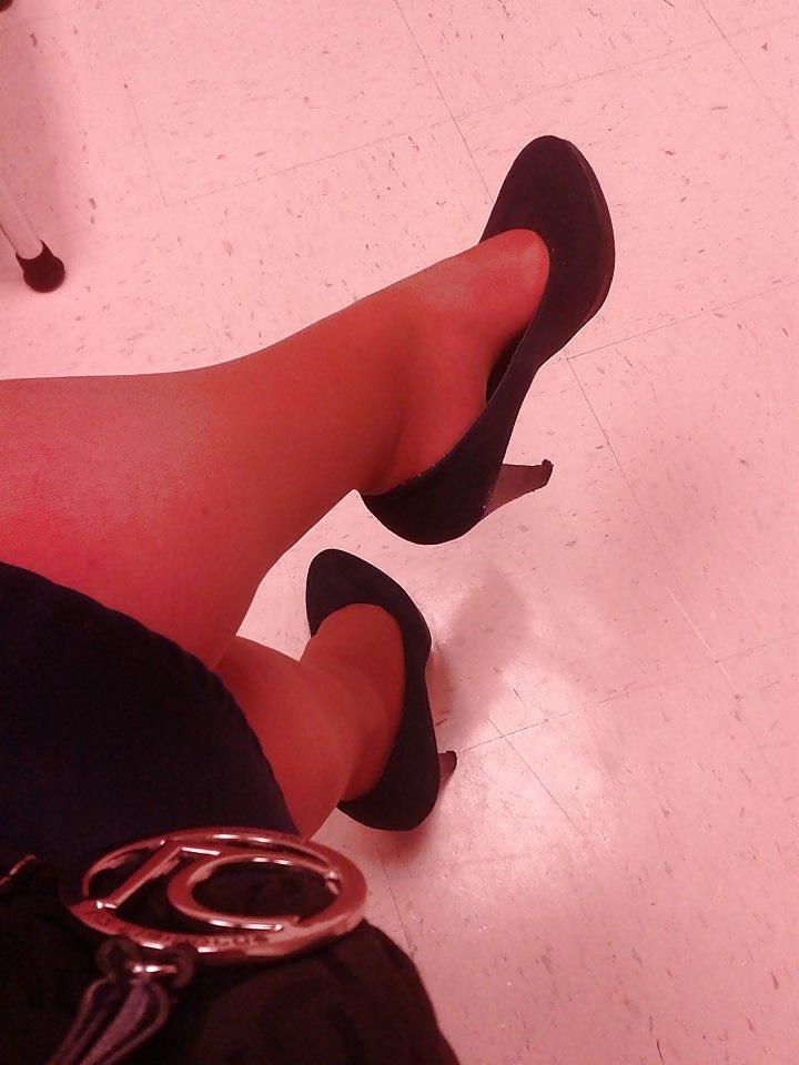 25P Michelle, 52 Jahre alte Dame, Nylons und Heels