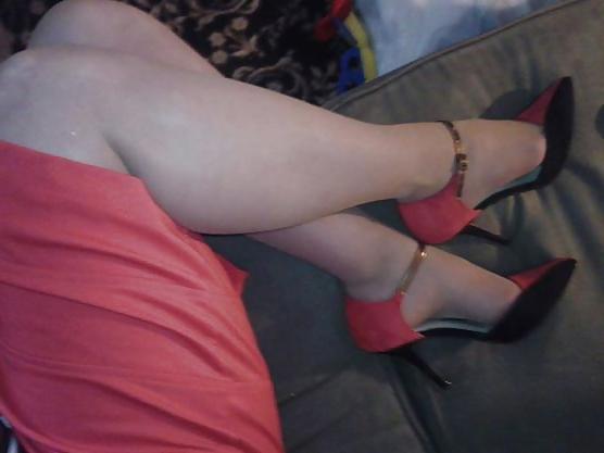 25P Michelle, 52 Jahre alte Dame, Nylons und Heels