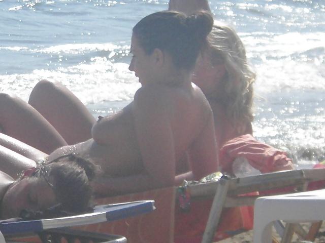 14P Girls in greek beaches