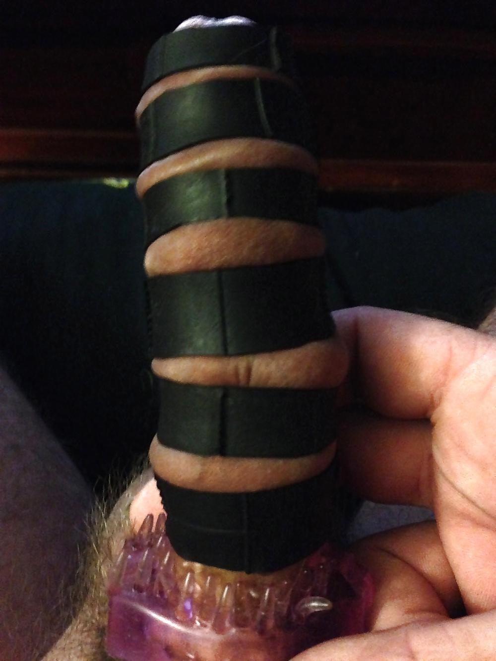 8P Lots of brutal cock rings torture