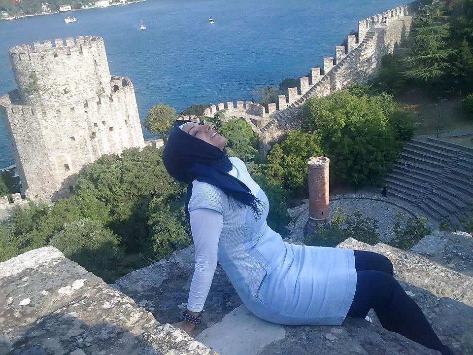 15P Turkish turbanli arab hijab