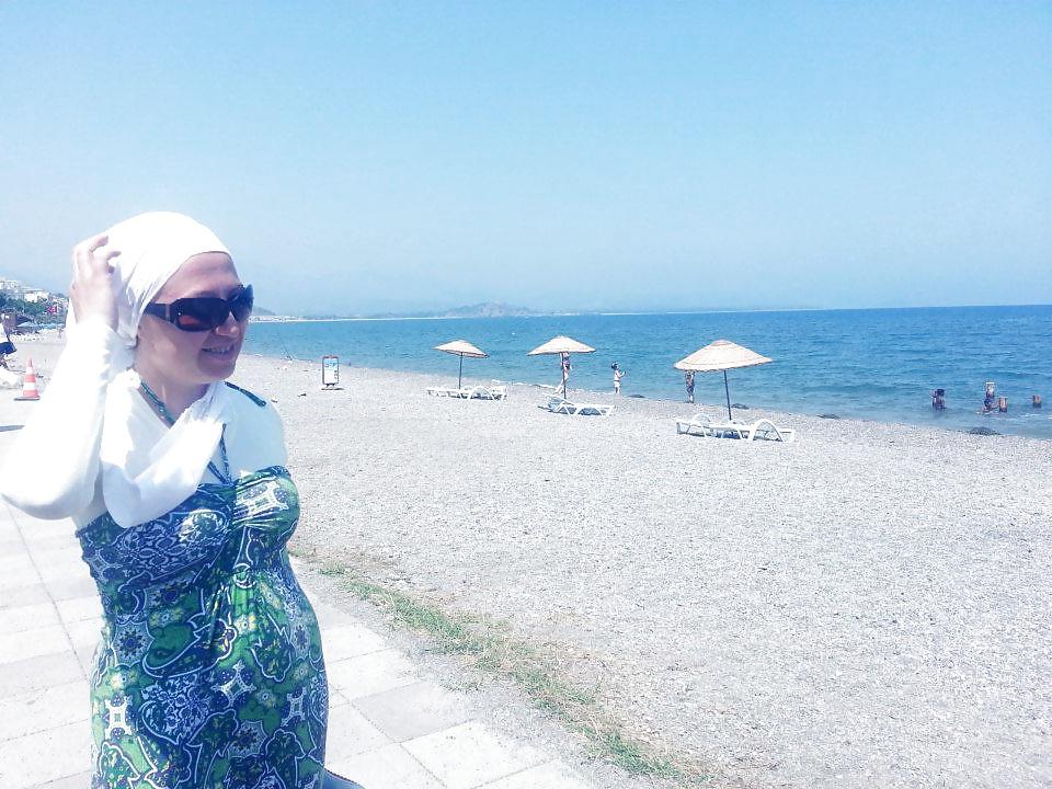 25P Turkish turbanli arab hijab