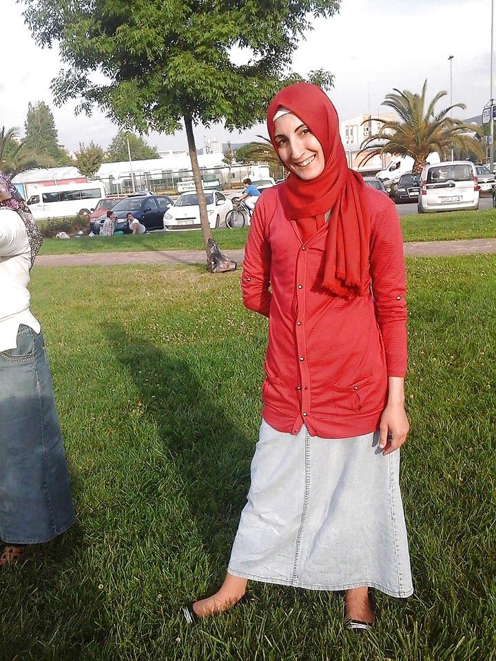 25P Turkish turbanli arab hijab