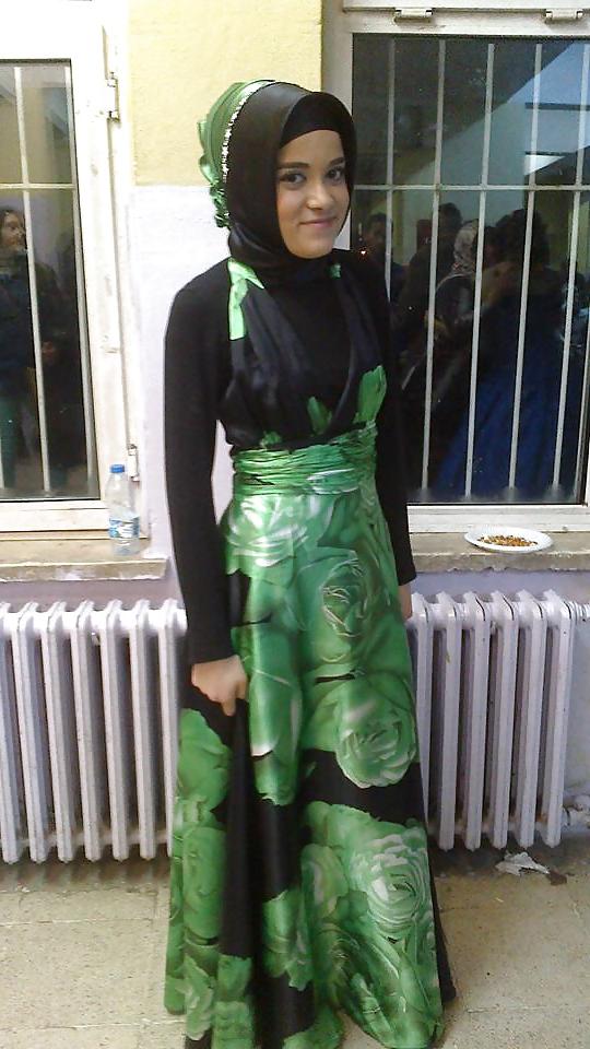 25P Turkish turbanli arab hijab