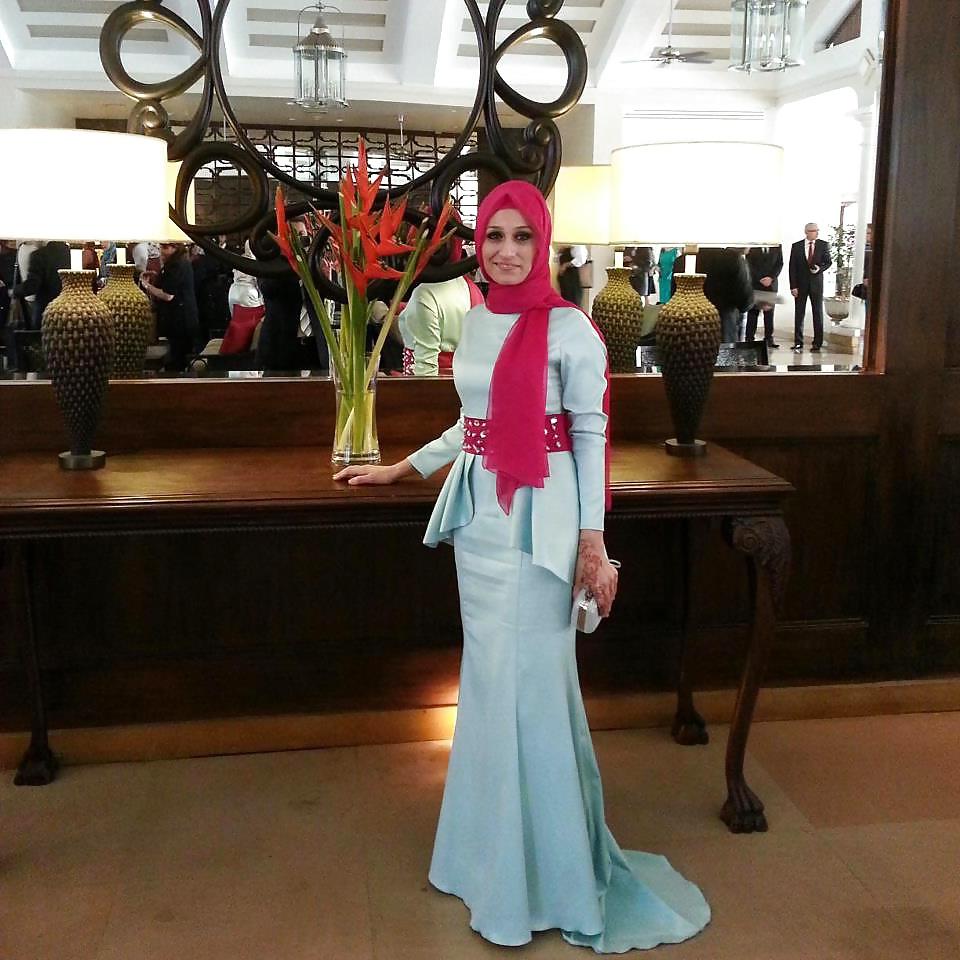 14P Turkish turbanli arab hijab