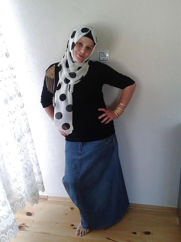 14P Turkish turbanli arab hijab