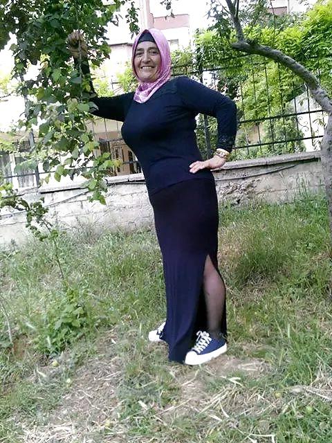 14P Turkish turbanli arab hijab