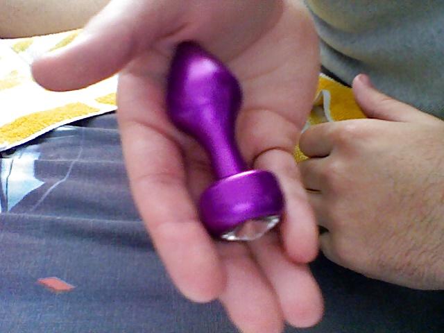 15P Fun with Purple Butt Plug