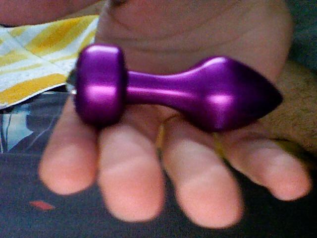 15P Fun with Purple Butt Plug