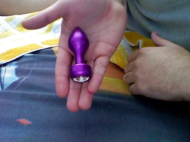 15P Fun with Purple Butt Plug