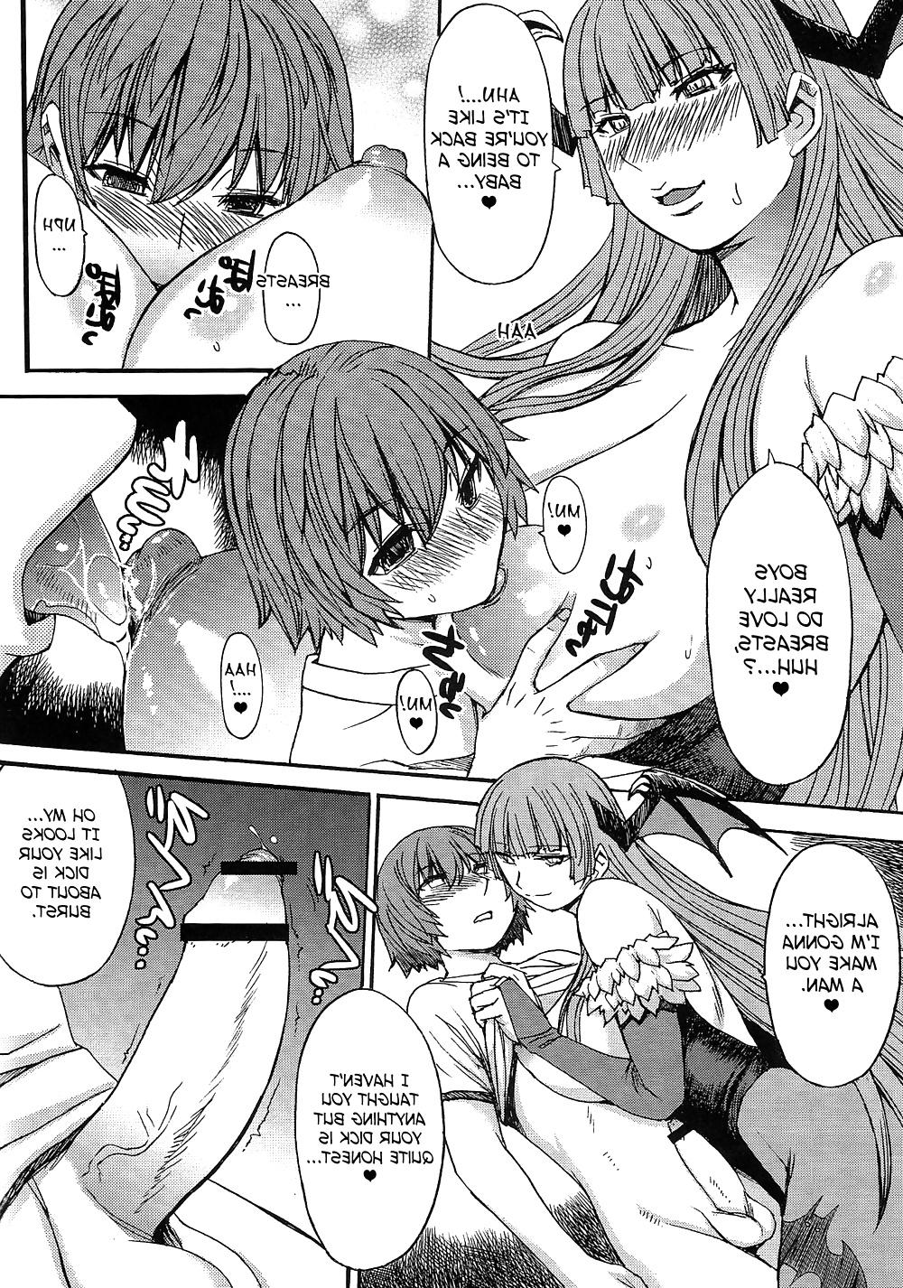 24P Succubus and Shounen (Darkstalkers, Vampire Savior)