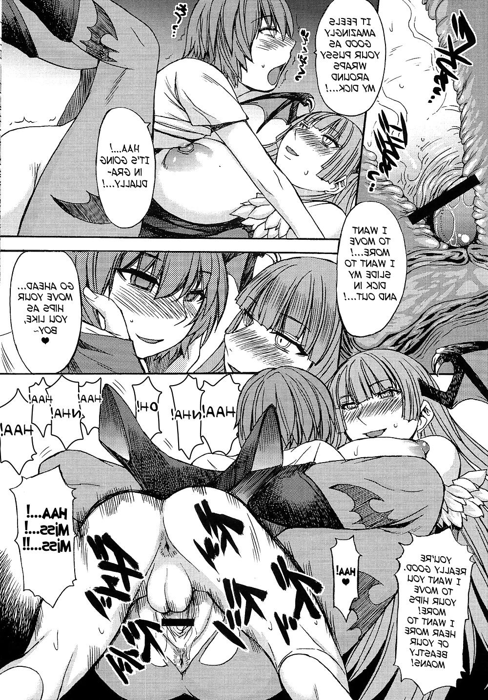 24P Succubus and Shounen (Darkstalkers, Vampire Savior)