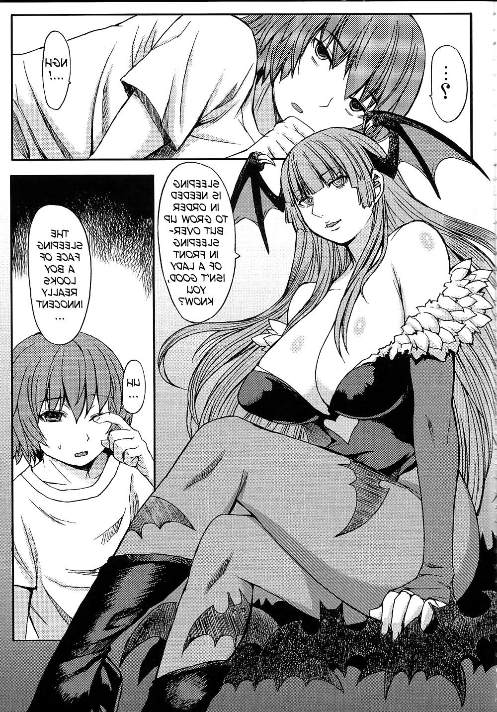 24P Succubus and Shounen (Darkstalkers, Vampire Savior)