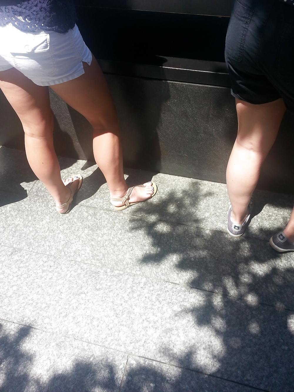 10P Sneaky feet on my vacation chicago new york dc 