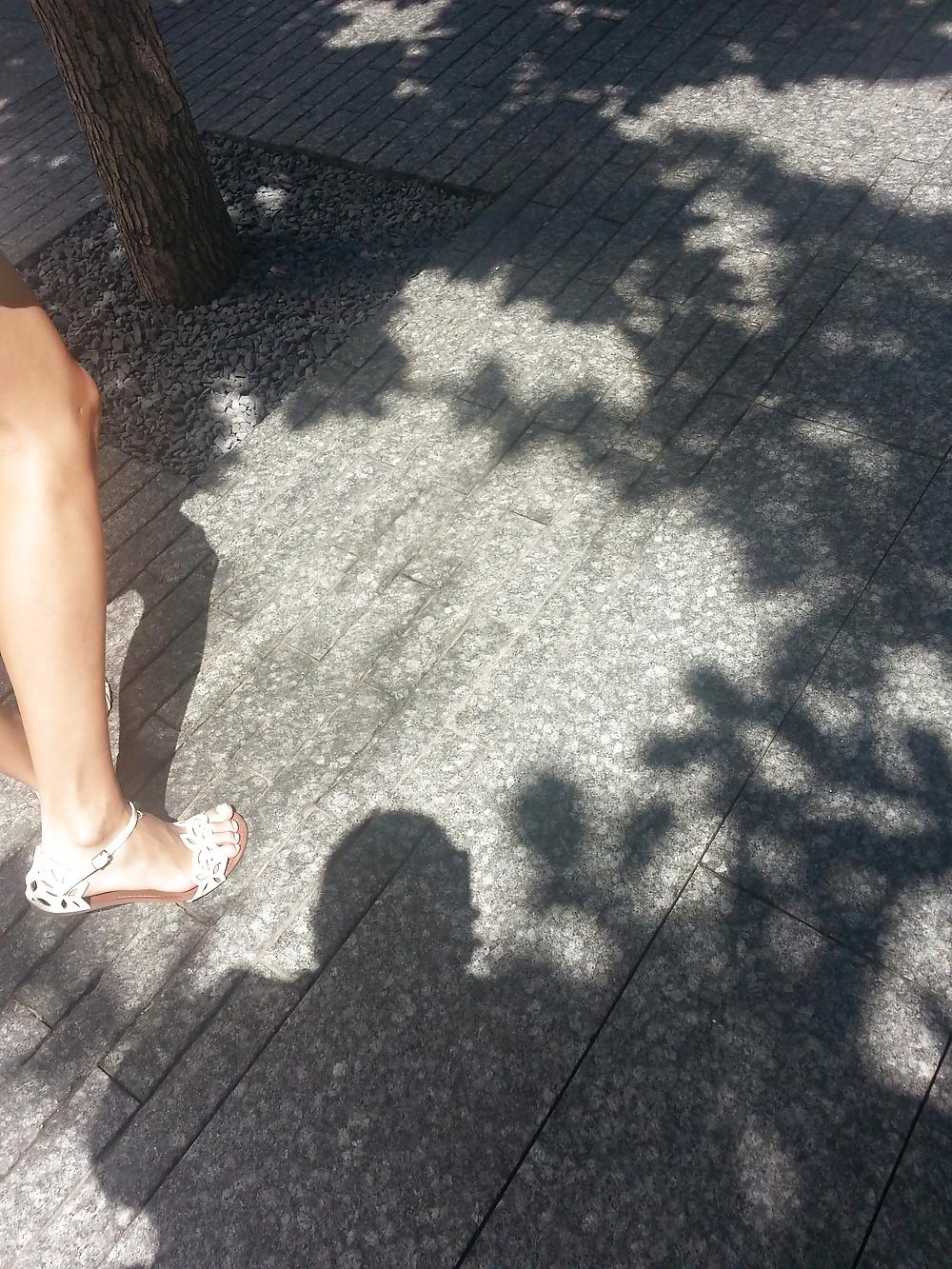 10P Sneaky feet on my vacation chicago new york dc 