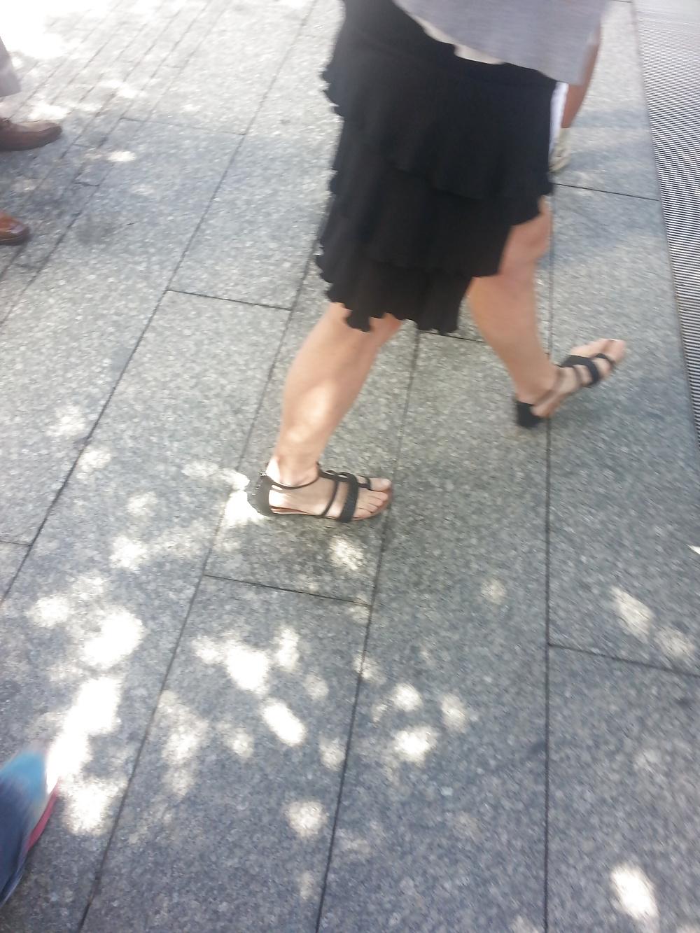 10P Sneaky feet on my vacation chicago new york dc 