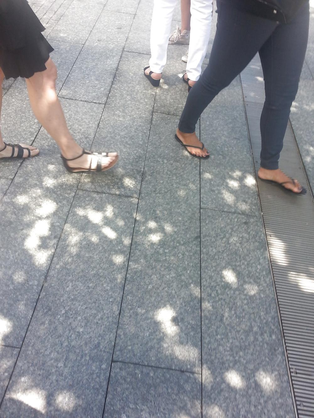 10P Sneaky feet on my vacation chicago new york dc 