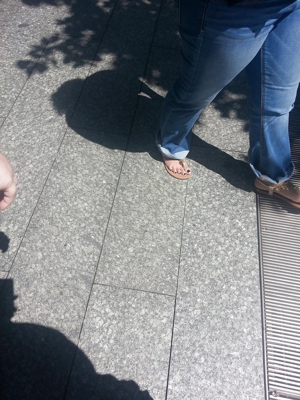 10P Sneaky feet on my vacation chicago new york dc 