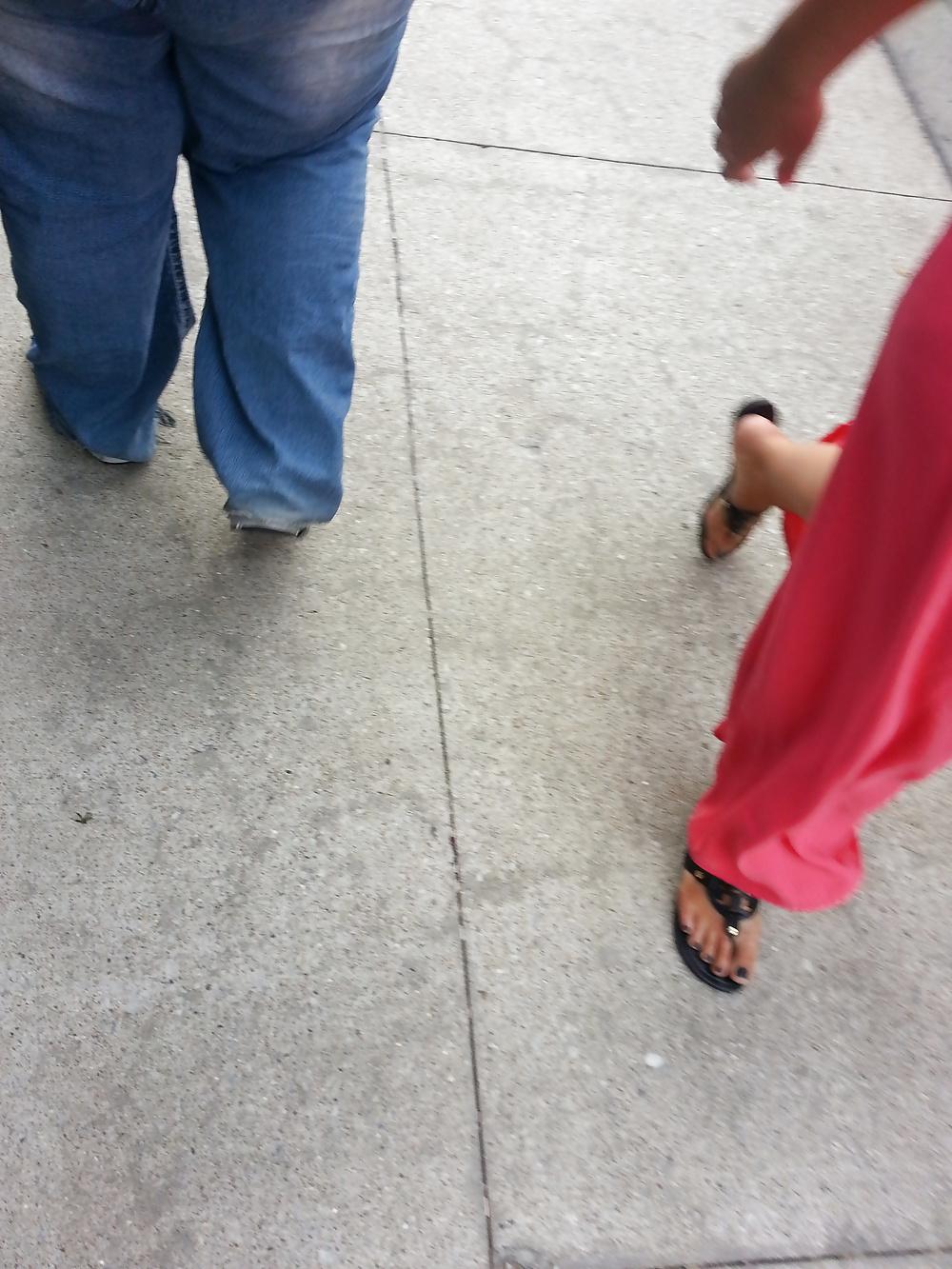 10P Sneaky feet on my vacation chicago new york dc 3